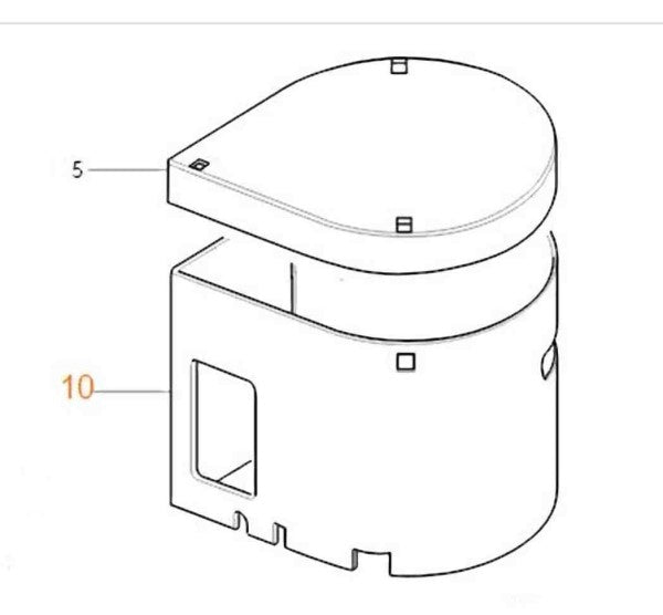 Truma HWS Casing 14Ltr