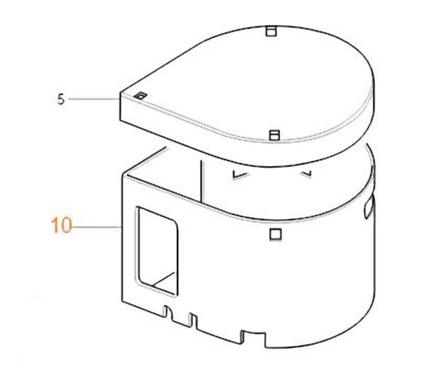 Truma HWS Casing 10 Litre